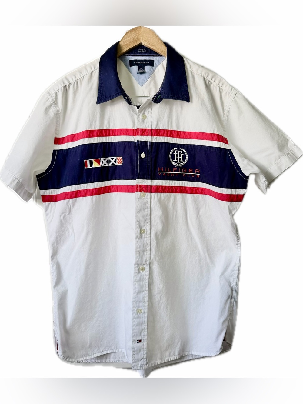VINTAGE Tommy Hilfiger Yacht Club Short-Sleeve.